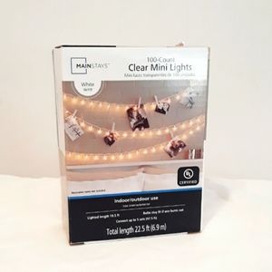 Indoor/outdoor clear mini lights 100ct by Mainstays